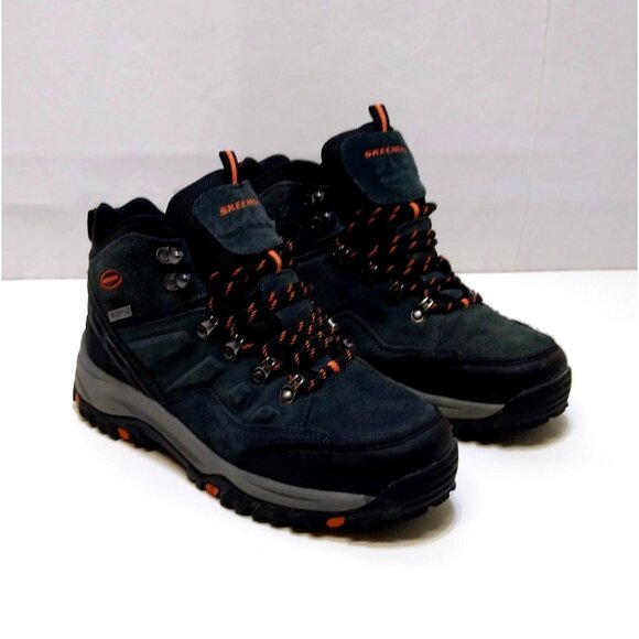 Skechers Relment Pelmo Relaxed Fit Men's 7M Lace Up Waterproof Hiking Boot 64869